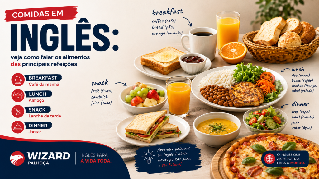 Comidas em inglês